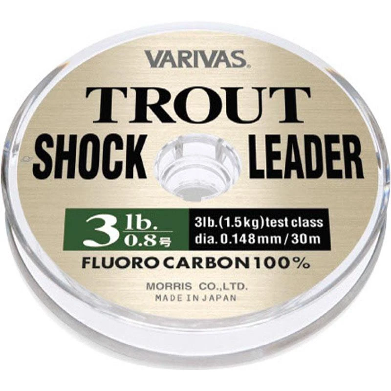 FLUOROCARBONE VARIVAS TROUT SHOCK LEADER - 30M